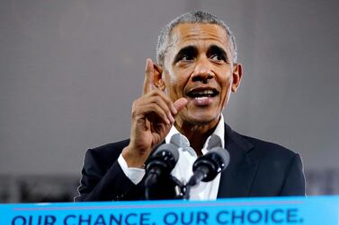 Barack Obama is releasing a memoir two weeks after the US presidential elections. AP Photo