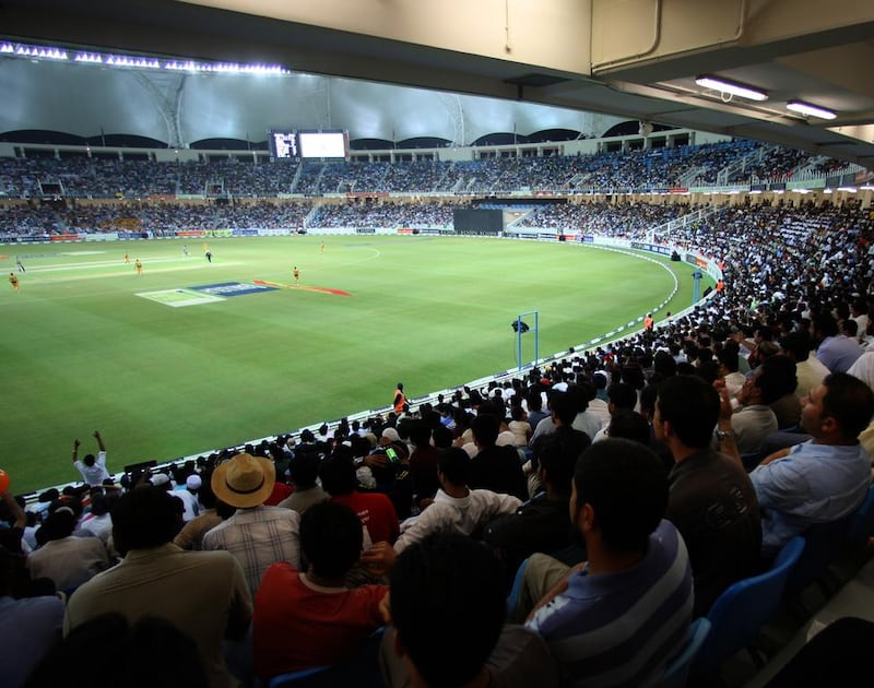 Dubai International Cricket Stadium, where the Masters Champions League begins on Thursday. Paulo Vecina / The National