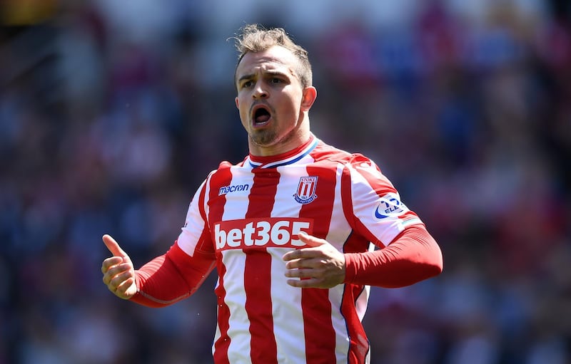 Xherdan Shaqiri of Stoke City is likely to seek a move following relegation. Gareth Copley/Getty Images
