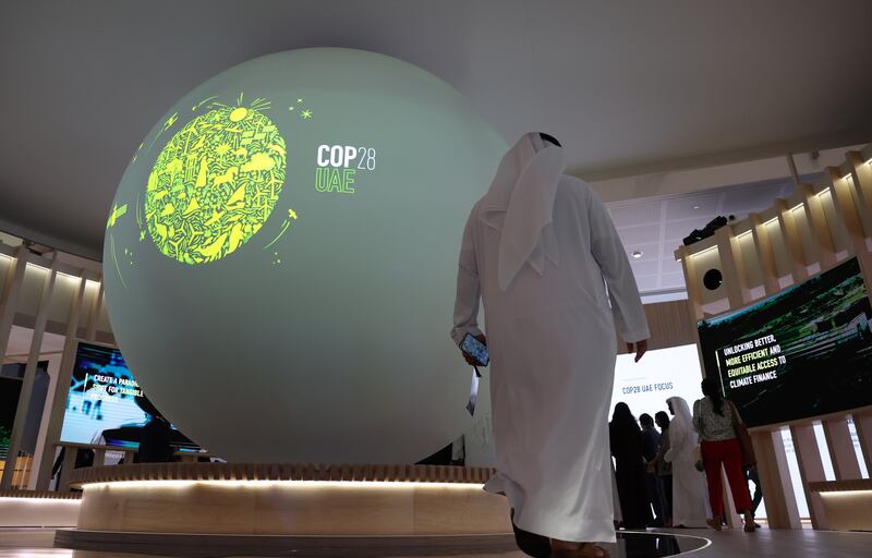 The UAE will host Cop28 from November 30 to 12 December 12. EPA