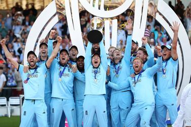 England won a dramatic final against New Zealand at the 2019 World Cup. Getty Images
