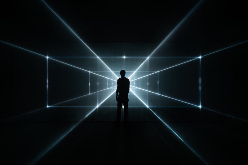 'Vanishing Point 3_1' by United Visual Artists. Photo: Noor Riyadh