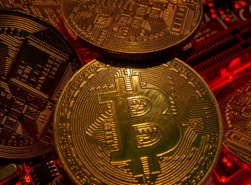 Bitcoin is sitting in the low $60,000s as traders watch to see how the landscape shifts now that the first US Bitcoin futures exchange-traded fund are in play. Photo: Reuters