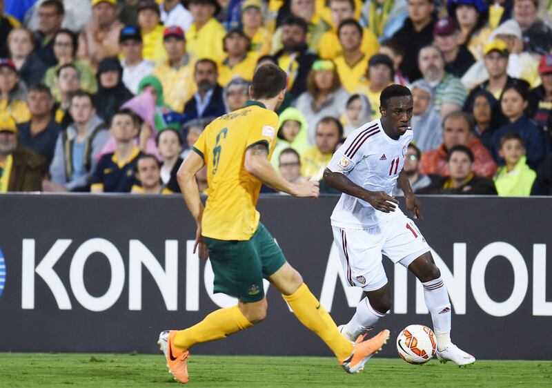 Ahmed Khalil lapses cost the UAE dear in the second Asian Cup semi-final against Australia. Courtesy UAE FA