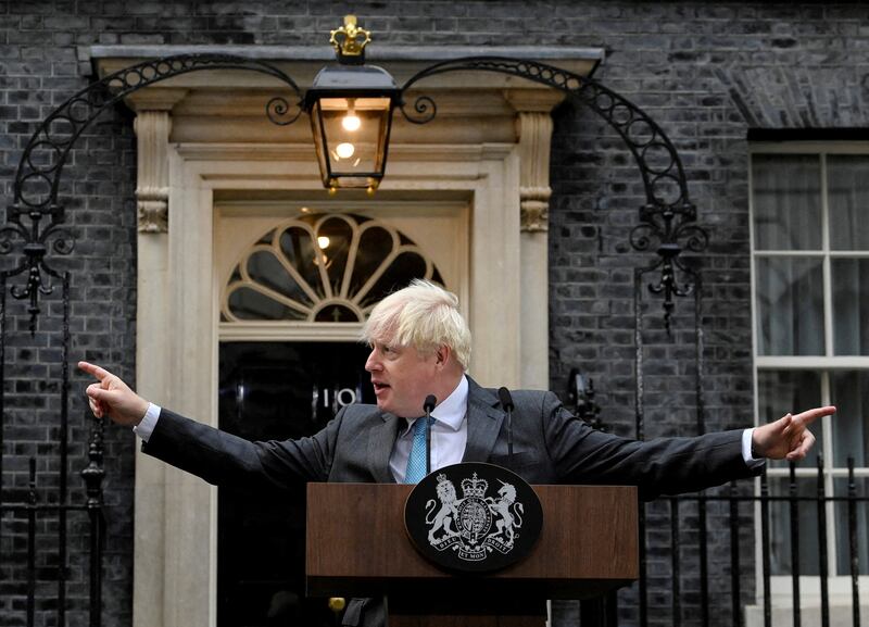Former Prime Minister Boris Johnson. Reuters
