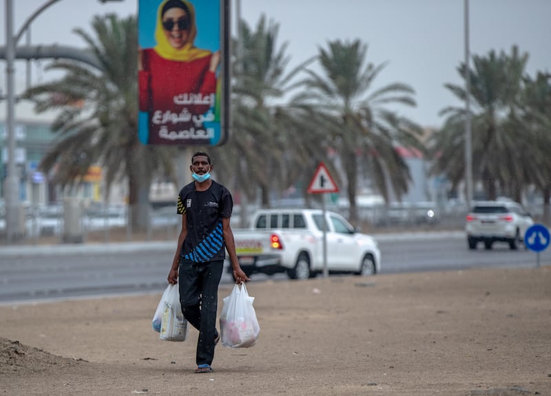 Abu Dhabi is expected to have a maximum temperature of 42°C in the next few days. Victor Besa / The National