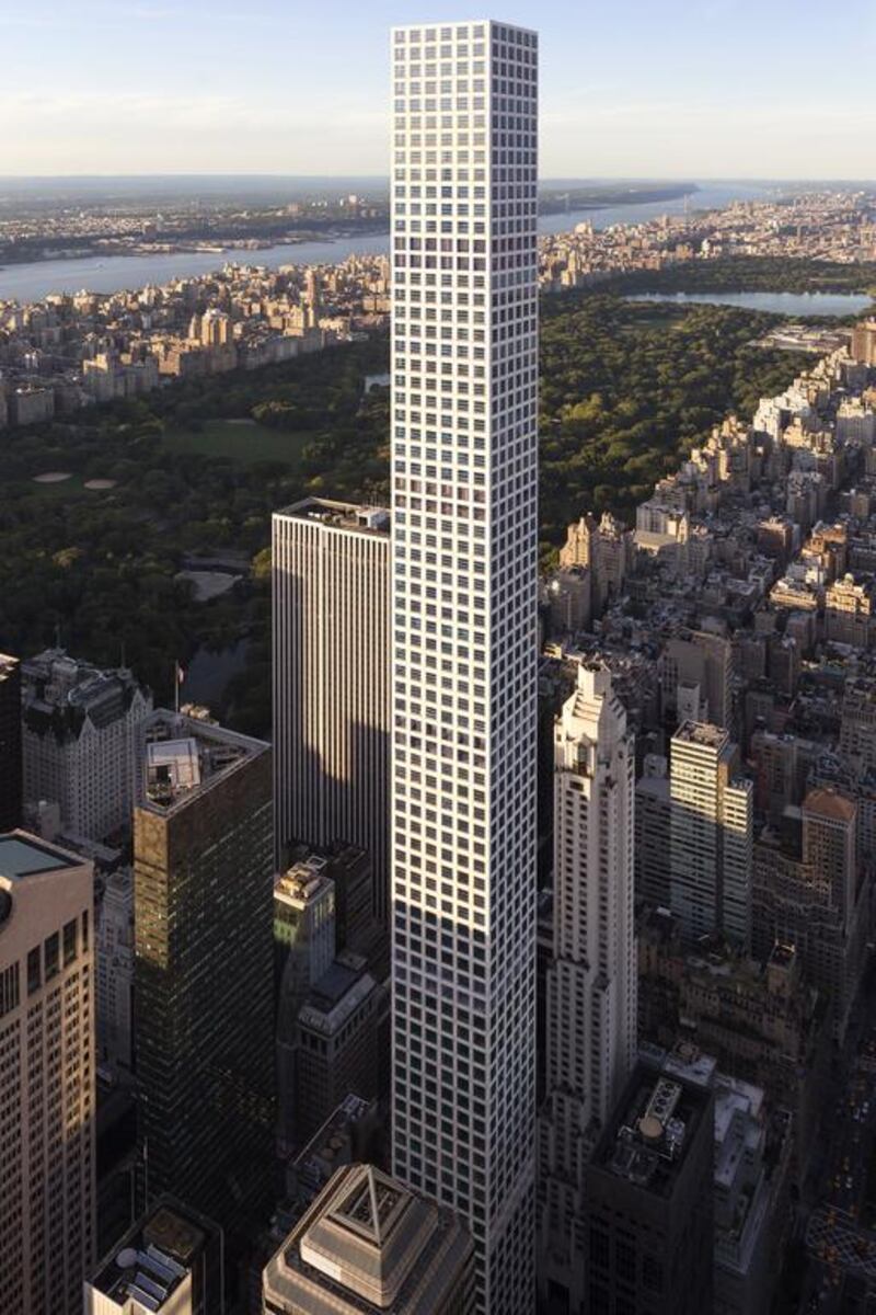 432 Park Avenue New York. Courtesy Macklowe Properties