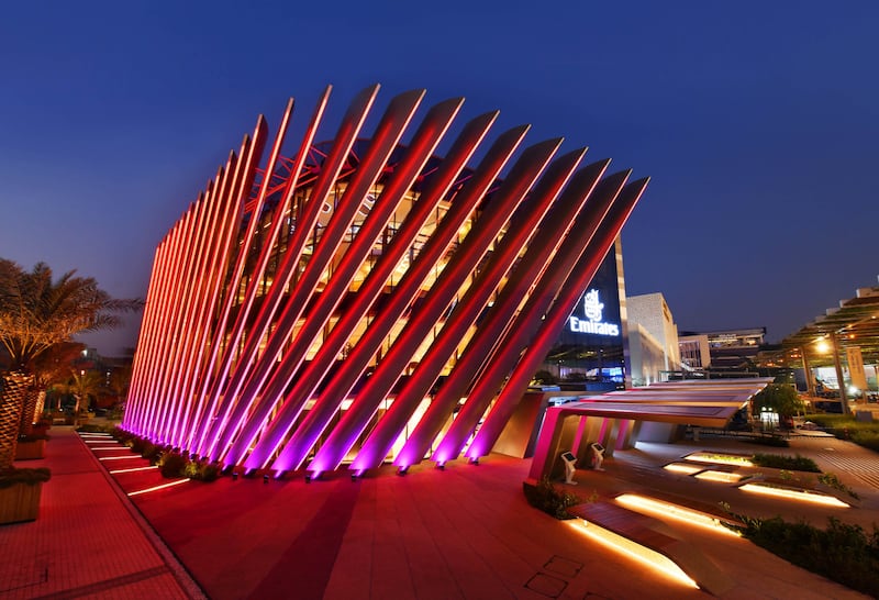 Sheikh Mohammed has famously hailed the UAE pavilion at Expo 2020 Dubai as an 'architectural masterpiece'.