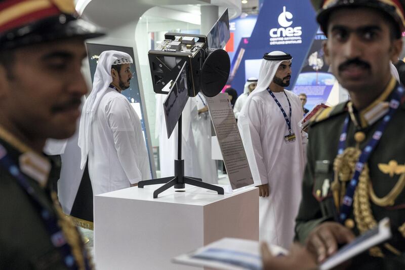 DUBAI, UNITED ARAB EMIRATES. 19 November 2019. The third day of Dubai Airshow at World Central. General image from the show. (Photo: Antonie Robertson/The National) Journalist: None. Section: National.
