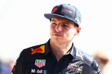 JEDDAH, SAUDI ARABIA - MARCH 25: Max Verstappen of the Netherlands and Oracle Red Bull Racing looks on in the Paddock before practice ahead of the F1 Grand Prix of Saudi Arabia at the Jeddah Corniche Circuit on March 25, 2022 in Jeddah, Saudi Arabia. (Photo by Mark Thompson / Getty Images)