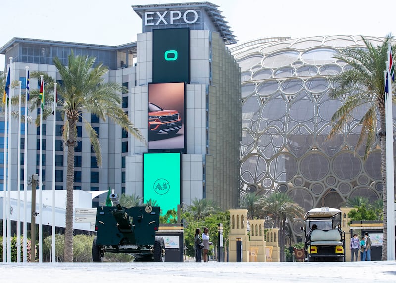 A Ramadan cannon is in place at Expo City Dubai for the first time