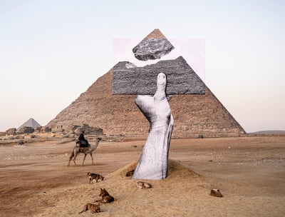 JR's 'Greetings From Giza'