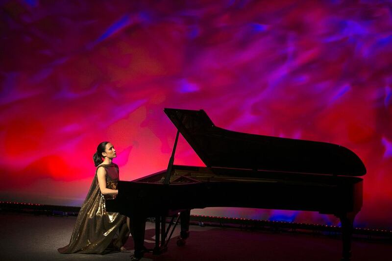 Lydie Solomon makes her Arabian debut with a solo piano recital, dedicated to Chopin’s travels, on the opening night of the Abu Dhabi Classics festival at Manarat al Saadiyat Auditorium. Silvia Razgova / The National
