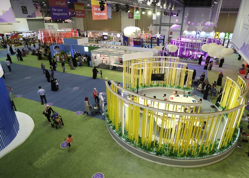 A general view of the Sharjah Expo Centre during the Sharjah Children's Reading Festival. EPA