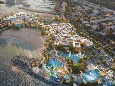 Khorfakkan Hotel, part of Marriott's Autograph Collection, will have the first waterpark on the UAE's east coast. Photo: Shurooq