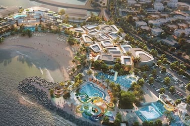 Khorfakkan Hotel, part of Marriott's Autograph Collection will have the first waterpark on the UAE's east coast. Photo: Shurooq
