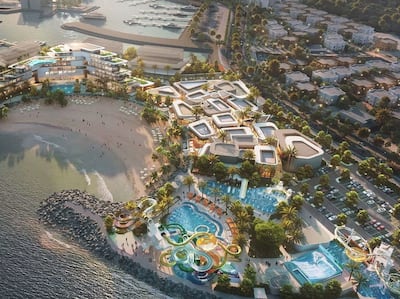 Khorfakkan Hotel, part of Marriott's Autograph Collection will have the first waterpark on the UAE's east coast. Photo: Shurooq