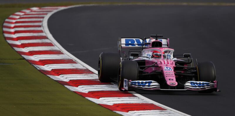 Mexican Formula One driver Sergio Perez of BWT Racing Point. EPA