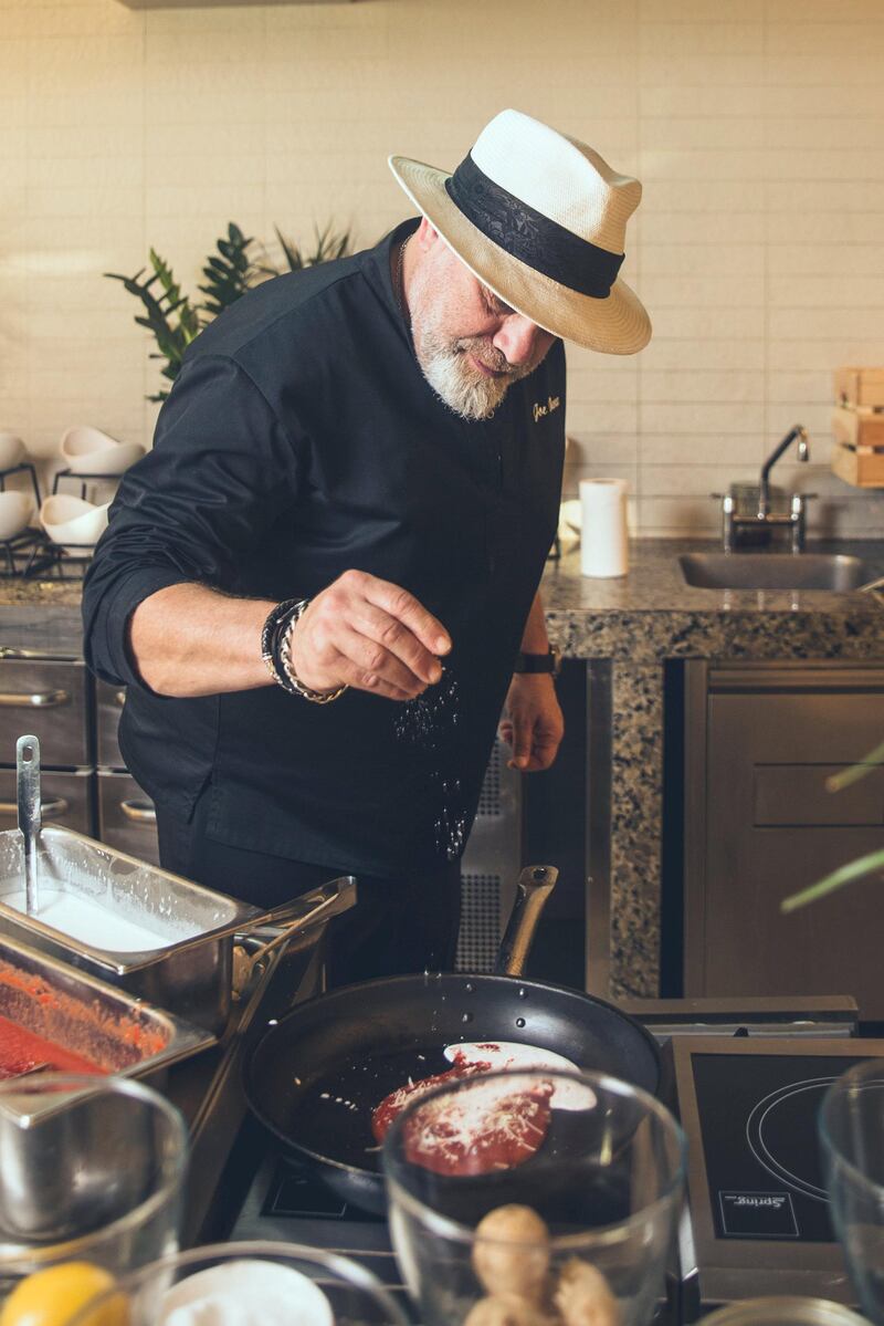 Celebrity chef Joe Barza at Restaurant 1312, Hilton Dead Sea Resort. Photo: Nico Dingemans