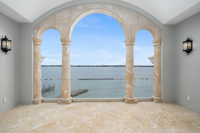 The mansion is located within Ocean Club Estates, one of the newest and most exclusive residential communities in The Bahamas. Courtesy Sotheby’s International Realty