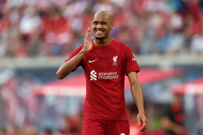 Fabinho of Liverpool could be on his way to the Saudi Pro League. Getty