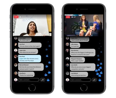 What LinkedIn Live will look like. Photo: supplied 