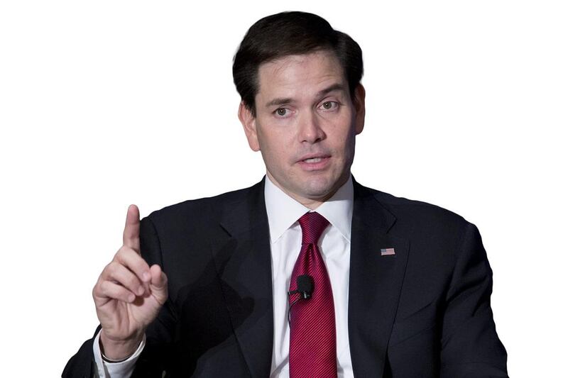 Senator Marco Rubio, 44, is the Cuban-American senator of Florida and appeals to an immigrant vote. Andrew Harrer / Bloomberg