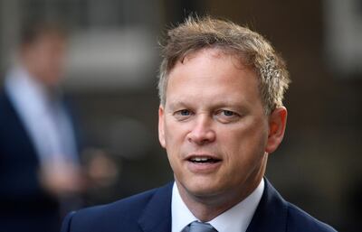 FILE PHOTO: Britain's Transport Secretary Grant Shapps in London, Britain, September 30, 2020. REUTERS/Toby Melville/File Photo