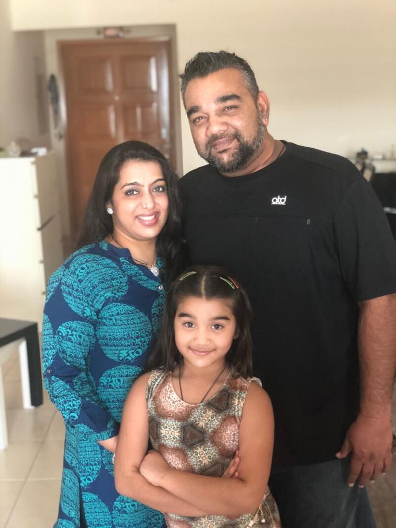 Reshma Khan, 44, is an Indian national who has been living in Dubai for 17 years. She is one of many celebrating away from relatives and friends this year. Courtesy: Ms Khan 