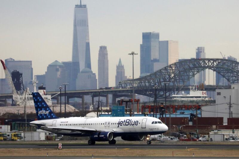 JetBlue is low-cost US airline. Reuters