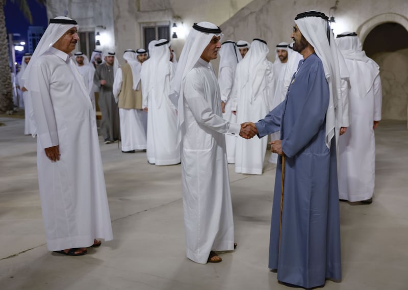 Sheikh Mohammed and his guests discussed Dubai's role as a major centre for global business