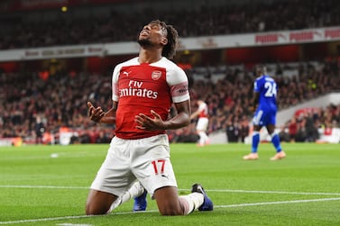 Alex Iwobi was one of the late movers on transfer deadline day in the Premier League as he joined Everton from Arsenal. EPA