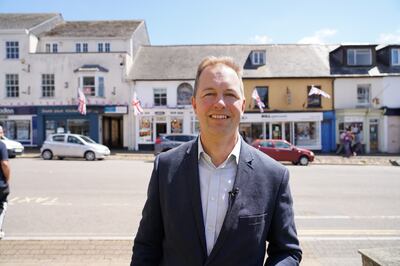 Richard Foord, Liberal Democrat candidate. Tiverton and Honiton by-elections. Amy McConaghy / The National