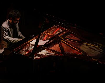 UAE-based pianist Tarek Yamani. Vartan Kelechlan *** Local Caption ***  on15ju-luxury-pianos01.jpg
