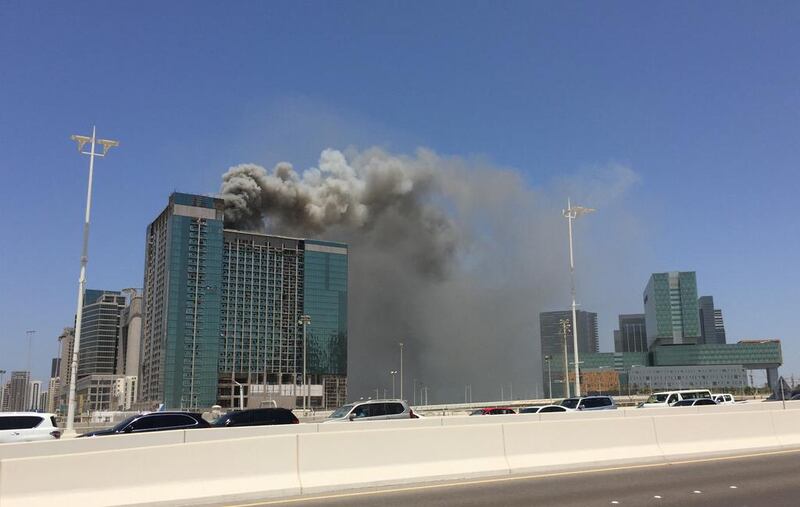 Hundreds evacuated as fire breaks out at Abu Dhabi construction site