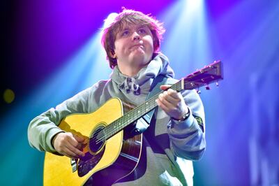 Lewis Capaldi performs during 103.5 KISS FM's Jingle Ball at the Allstate Arena on Wednesday, Dec. 18, 2019, in Rosemont, Ill. (Photo by Rob Grabowski/Invision/AP)