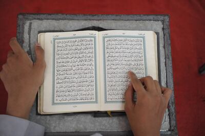 A katateeb is a school dedicated to the studying and memorising of the Quran. AFP 