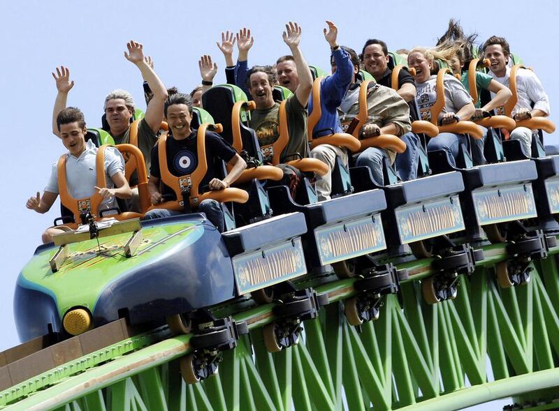 A Six Flags' amusement park in Jackson, New Jersey. A Six Flags theme park is set to open in Saudi Arabia in the entertainment hub of Qiddiya.