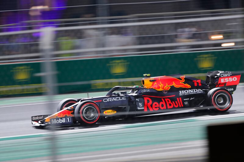 Red Bull driver Sergio Perez. AP Photo