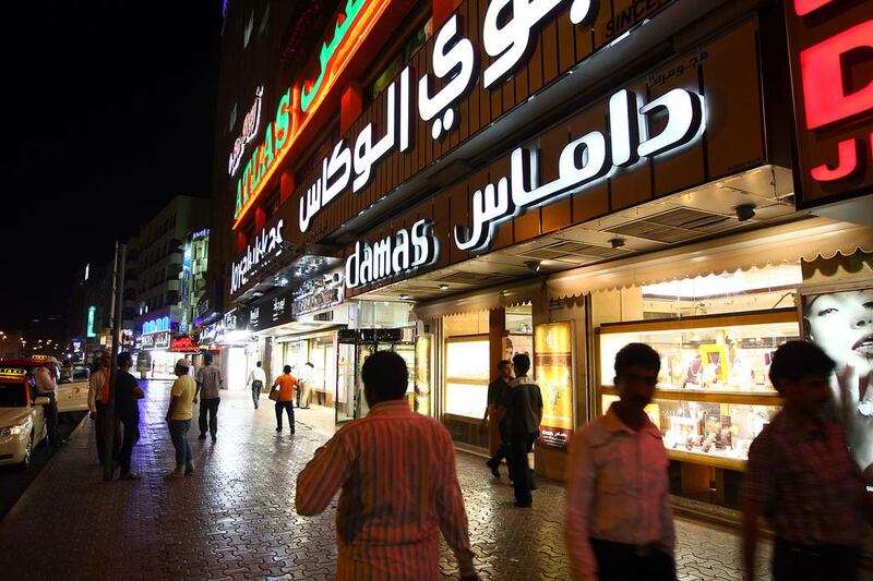 Dubai Municipality are upgrading the Gold Souq. Many of the 800 shops are owned and managed by Indian families who have been trading the precious metal in the UAE for decades. Satish Kumar / The National