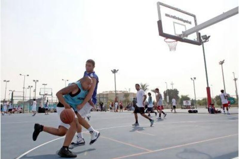 Abu Dhabi's Corporate Games pits workers from around the nation in fierce competition on the asphalt and turf.