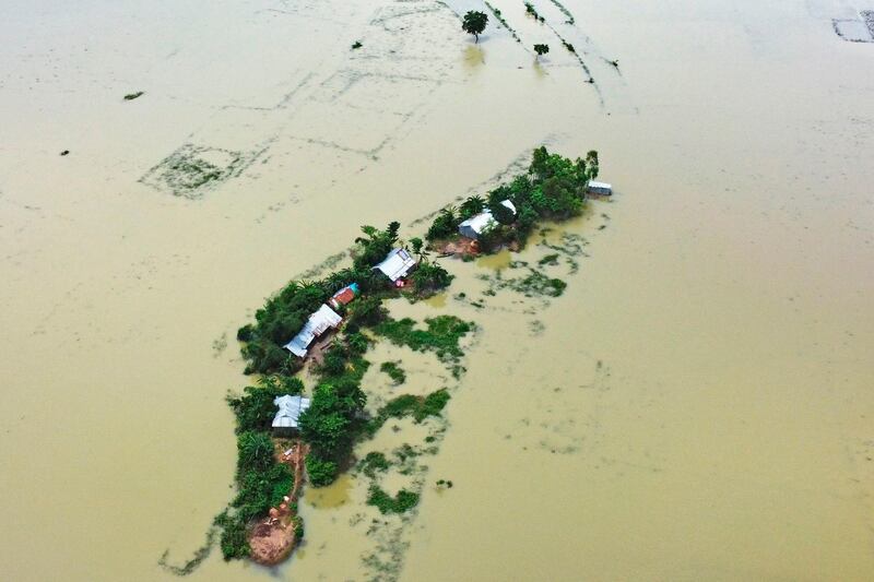 Four million people have been hit by monsoon floods in South Asia, officials said on July 14. AFP