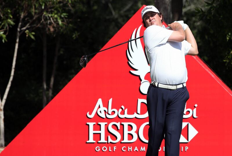 ABU DHABI, UNITED ARAB EMIRATES - JANUARY 20:  Jason Dufner of the USA hits his tee shot on the 10th hole during the final round of The Abu Dhabi HSBC Golf Championship at Abu Dhabi Golf Club on January 20, 2013 in Abu Dhabi, United Arab Emirates.  (Photo by Andrew Redington/Getty Images) *** Local Caption ***  159760521.jpg