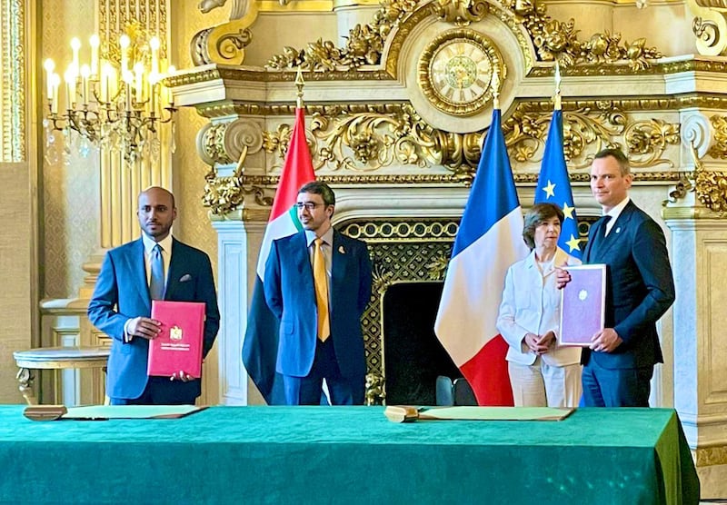The agreement between NPCC and Technip Energies was signed in Paris. Photo: NPCC
