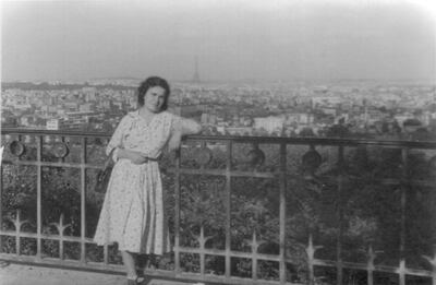 Marguerite Skerret on a trip to Paris in 1953. Sharon O'Dea/ Flickr