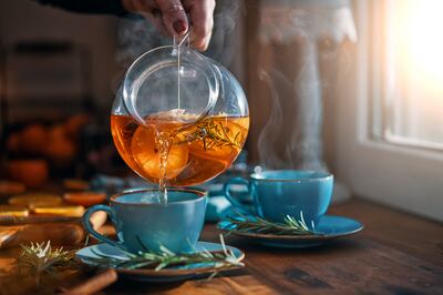 Drinking tea, a rich source of flavonols, may also contribute to improved strength and resilience in older age. Getty