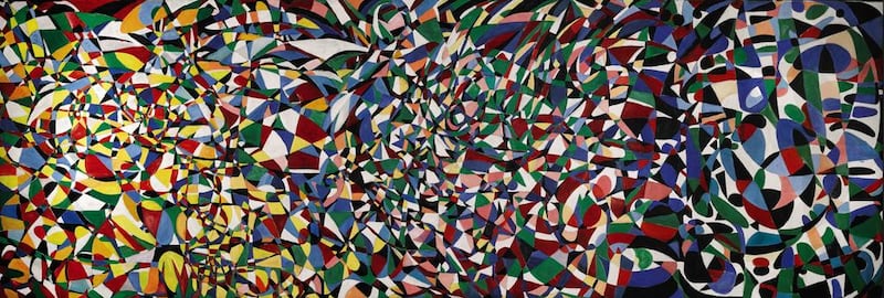 Towards a Sky is Fahrelnissa Zeid’s second largest work. Courtesy Sotheby's