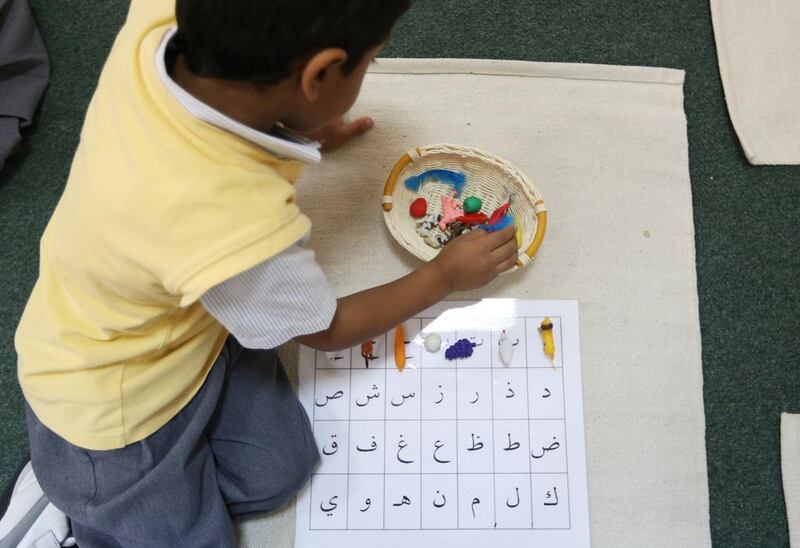A reader says Arabic language skills need to start with the parents. Fatima Al Marzooqi / The National
