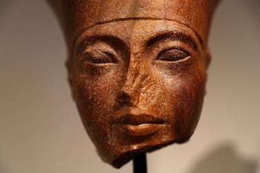 The disputed bust of Tutankhamun was sold for £4 million. Reuters