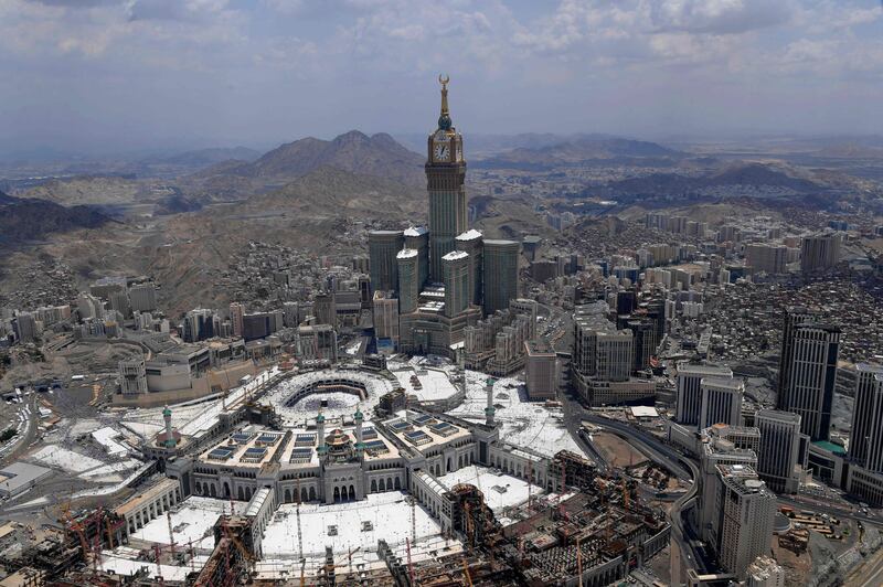 Saudi Arabia's holy city of Makkah during the climax of the annual Hajj pilgrimage. AFP